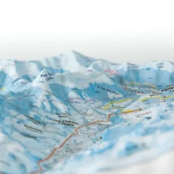 Carte 3D Deniveles Domaine Le Lioran