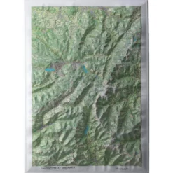 Carte 3D Deniveles Hautes Vosges Gérardmer