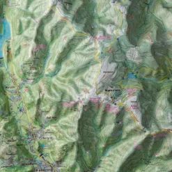 Carte 3D Deniveles Hautes Vosges Gérardmer