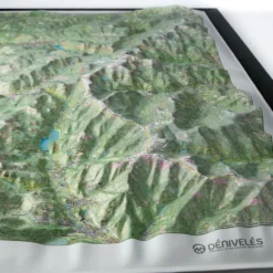 Carte 3D Deniveles Hautes Vosges Gérardmer