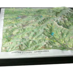 Carte 3D Deniveles Hautes Vosges Gérardmer