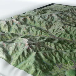 Carte 3D Deniveles Hautes Vosges Munster