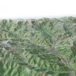 Carte 3D Deniveles Hautes Vosges Munster