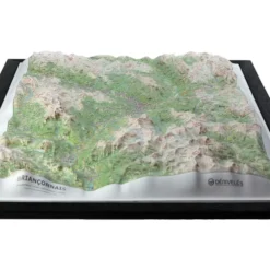 Carte 3D Deniveles Le Briançonnais