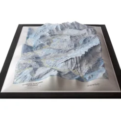 Carte 3D Deniveles Le Grand-Bornand - La Clusaz