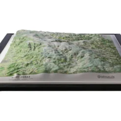 Carte 3D Deniveles Le Haut Forez