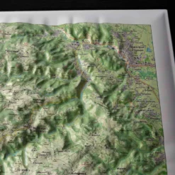 Carte 3D Deniveles Le Haut Forez