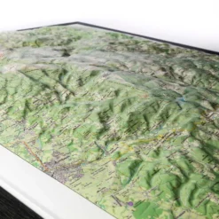 Carte 3D Deniveles Le Haut Forez