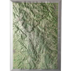 Carte 3D Deniveles Le Haut Forez