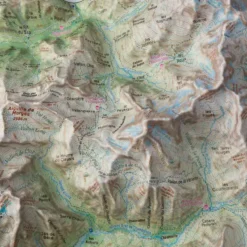 Carte 3D Deniveles Les Ecrins Sud