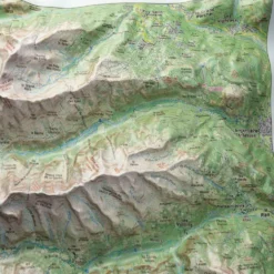 Carte 3D Deniveles Les Ecrins Sud