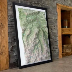 Carte 3D Deniveles Massif de Cauterets