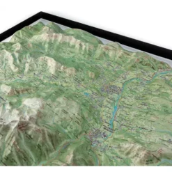 Carte 3D Deniveles Massif de Cauterets