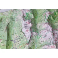 Carte 3D Deniveles Massif Des Bauges