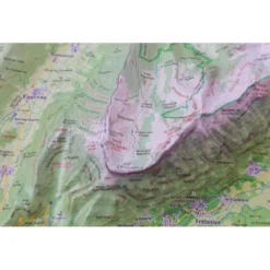 Carte 3D Deniveles Massif Des Bauges