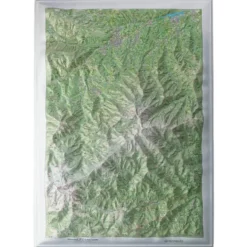 Carte 3D Deniveles Massif du Canigou