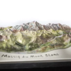 Carte 3D Deniveles Massif Du Mont Blanc