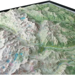 Carte 3D Deniveles Pic du Midi de Bigorre
