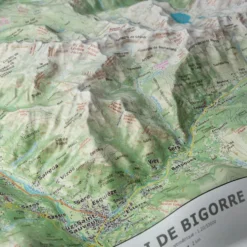 Carte 3D Deniveles Pic du Midi de Bigorre