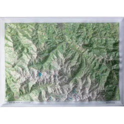 Carte 3D Deniveles Pic du Midi de Bigorre