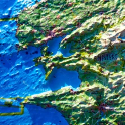Carte 3D 3DMAP Bretagne