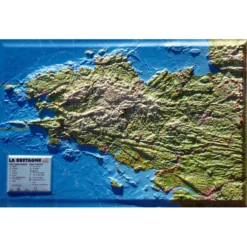 Carte 3D 3DMAP Bretagne