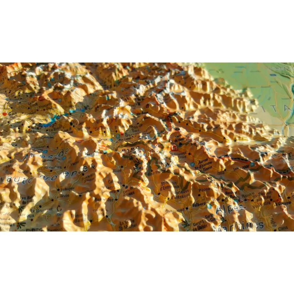 Carte 3D 3DMAP La Provence-Alpes-Côte-d'Azur
