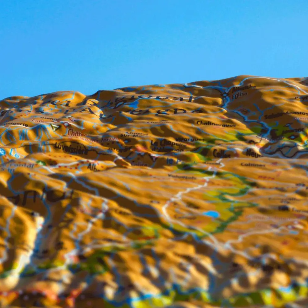 Carte 3D 3DMAP L'Aveyron