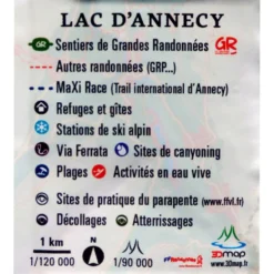 Carte 3D 3DMAP Le Lac D'annecy