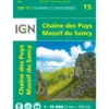 Carte IGN Chaine Des Puys Massif Du Sancy
