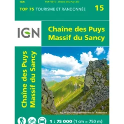 Carte IGN Chaine Des Puys Massif Du Sancy