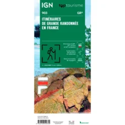 Carte IGN 903 France Grandes Randonnées