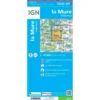 Carte IGN 3336OTR la Mure, Valbonnais - Résistante
