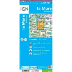 Carte IGN 3336OTR la Mure, Valbonnais - Résistante