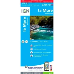 Carte IGN 3336OTR la Mure, Valbonnais - Résistante