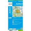 Carte IGN 2732SB Ambert, Saint-Georges-en-Couzan