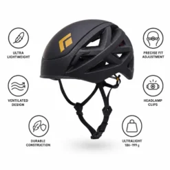 Caschi di arrampicata Black Diamond Vapor Black