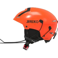 Casco Briko Slalom Epp Shiny Orange Fluo Black