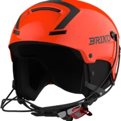 Casco Briko Slalom Epp Shiny Orange Fluo Black