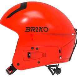 Casco Briko Vulcano Fis 6.8 Junior Shiny Orange Fluo Black