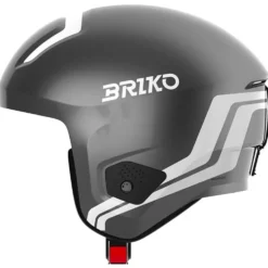 Casco Briko Vulcano 2.0 Mips Shiny Metallic Dark Grey White