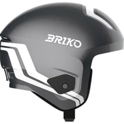 Casco Briko Vulcano 2.0 Mips Shiny Metallic Dark Grey White