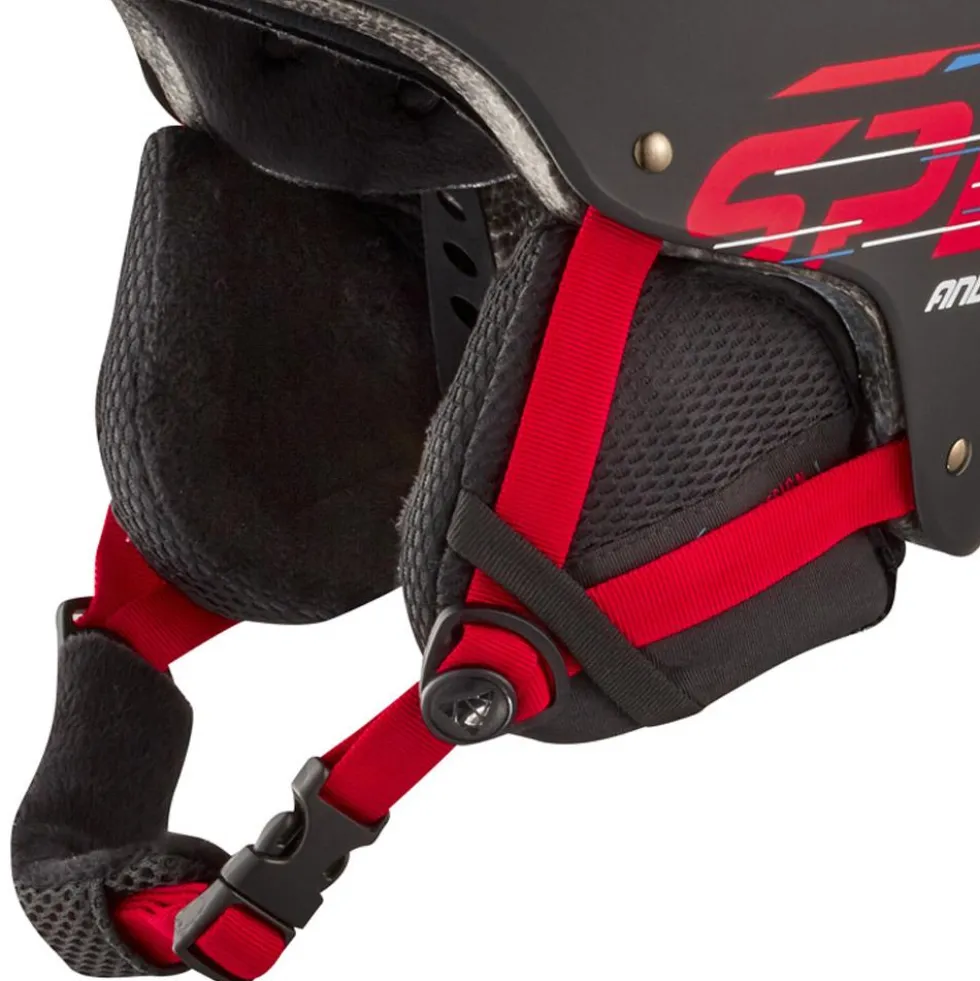 Casco Cairn Andromed J Black Red Speed