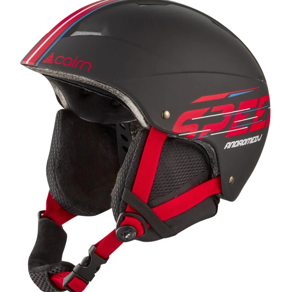 Casco Cairn Andromed J Black Red Speed