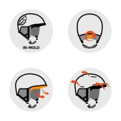 Casco Cairn Centaure Rescue Mat Black Lava
