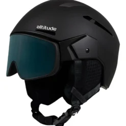 Casco con visiera Altitude Eyewear Stratos Visor Matte Black