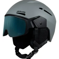 Casco con visiera Altitude Eyewear Stratos Visor Grey Metalic