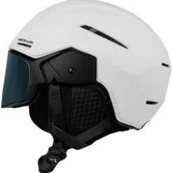 Casco con visiera Altitude Eyewear Stratos Visor Pearly White