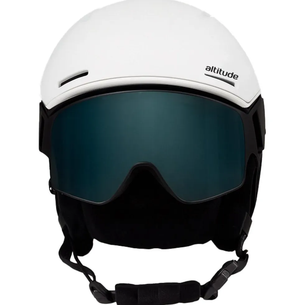 Casco con visiera Altitude Eyewear Stratos Visor Pearly White