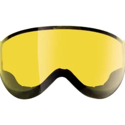 Casco con visiera AZR Orion Visor Blanc Nacré Noir Verni Gris Miroir + Yellow Visor